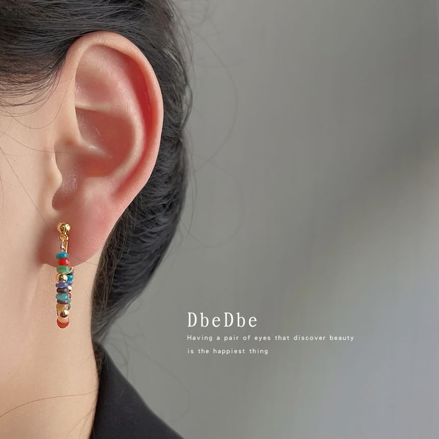Cuff Bead Hoop Ear Alloy