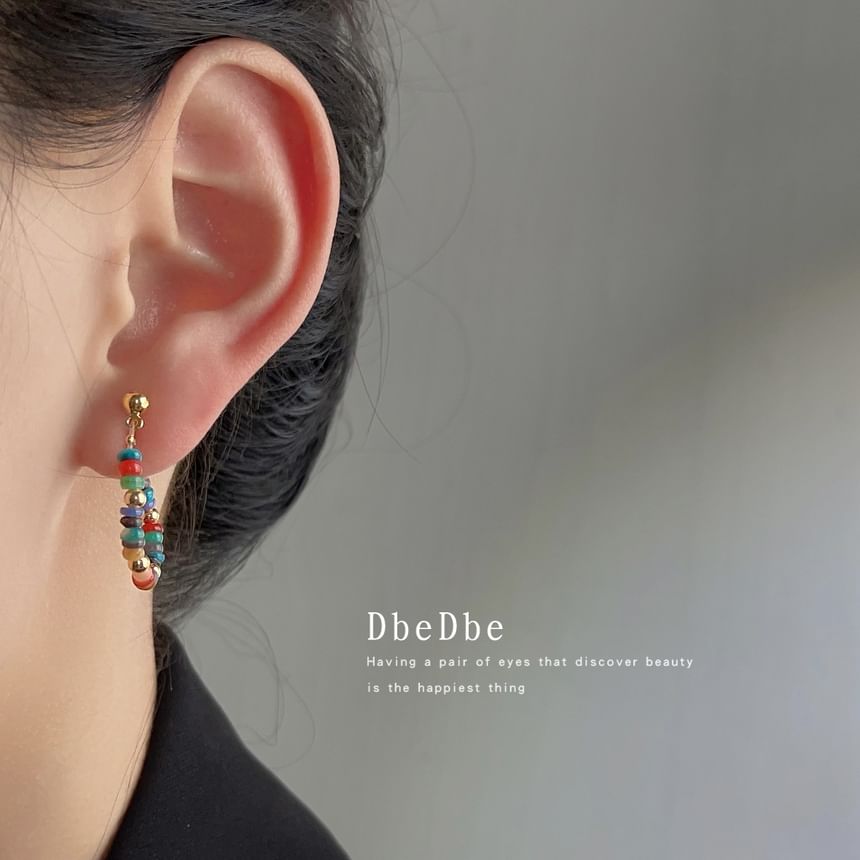 Cuff Bead Hoop Ear Alloy