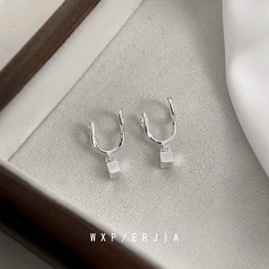 Cuff Drop Alloy Earring Cube