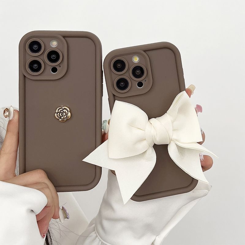 / Phone Bow Case Floral