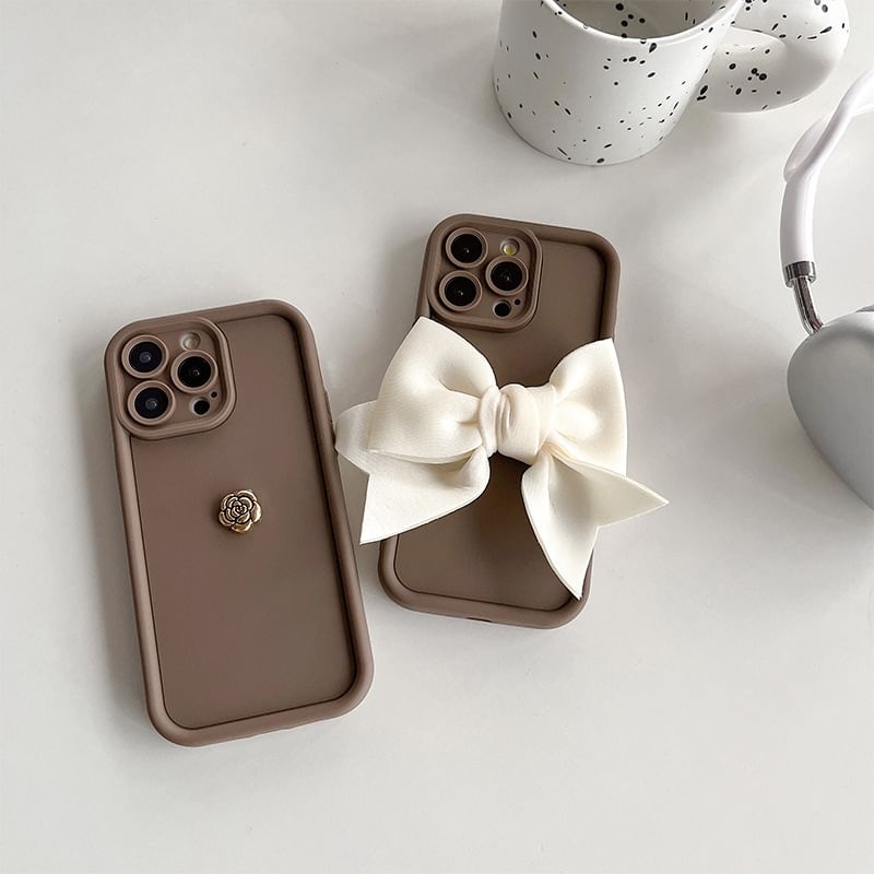 / Phone Bow Case Floral