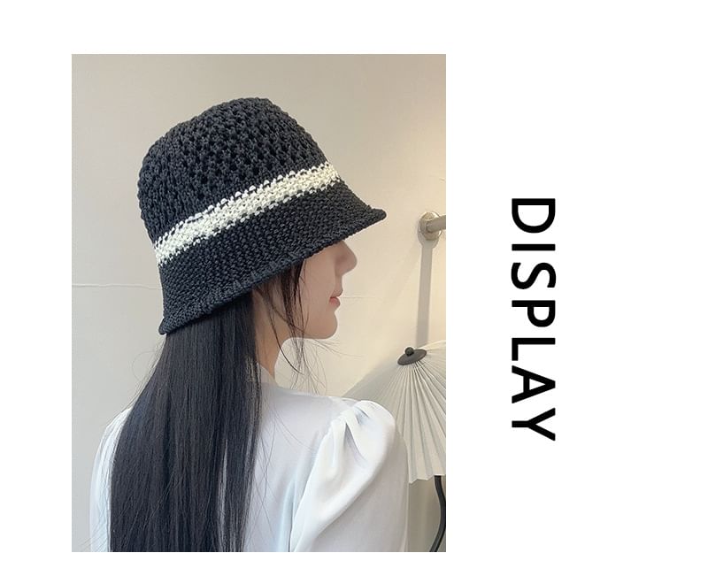 Bucket Straw Foldable Hat