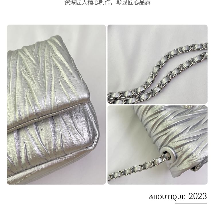 Shoulder Quilted Flap Bag