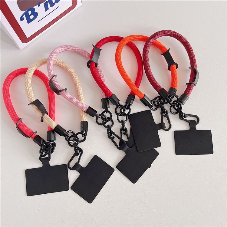 with Lanyard Plain Pad Strap Phone
