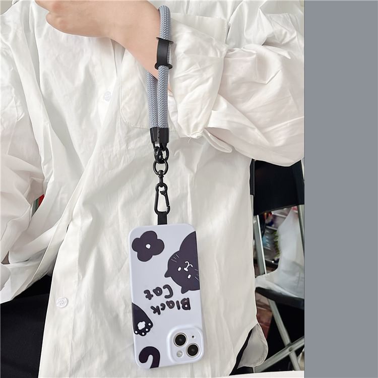with Lanyard Plain Pad Strap Phone