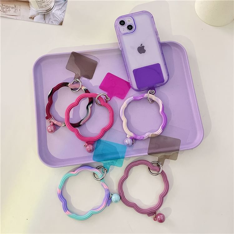 Phone with Pad Strap Lanyard Hoop Wavy