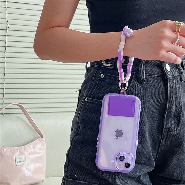 Phone with Pad Strap Lanyard Hoop Wavy