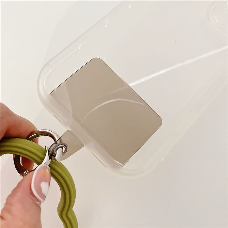 Phone with Pad Strap Lanyard Hoop Wavy