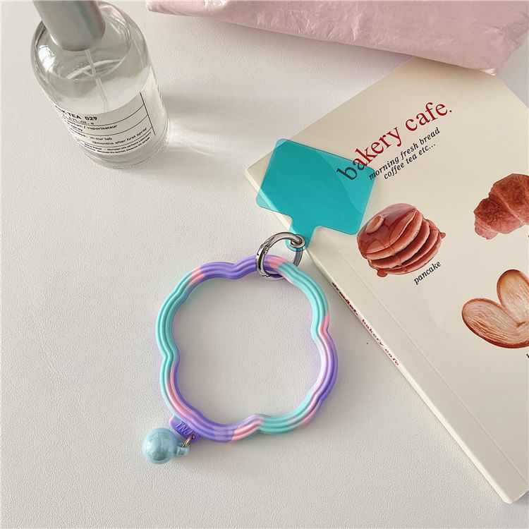 Phone with Pad Strap Lanyard Hoop Wavy