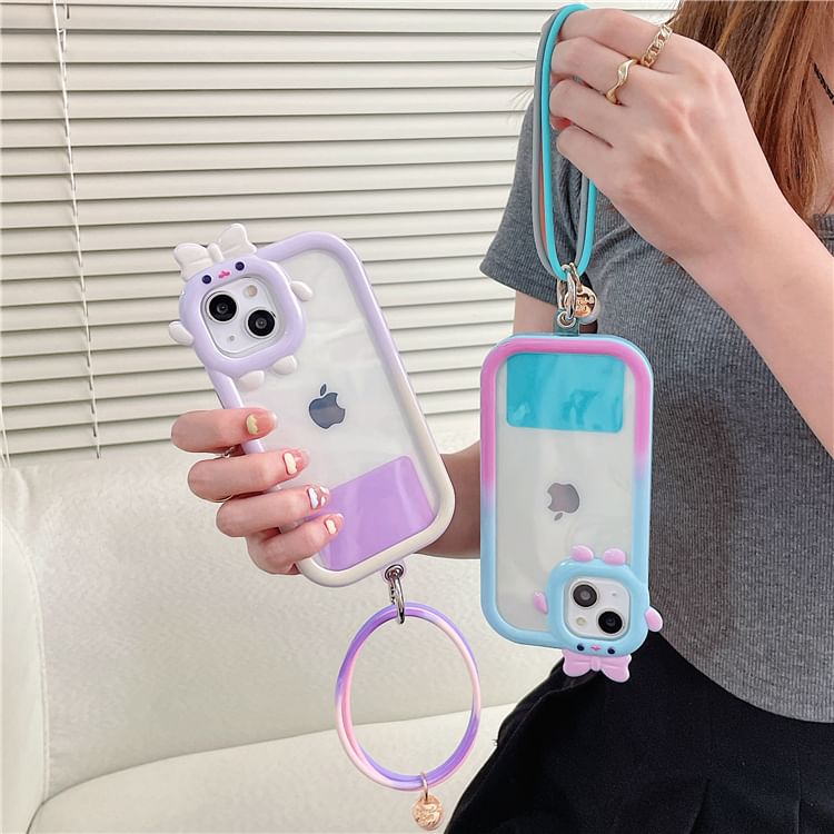 Lanyard Phone Pad Layered Hoop Strap with