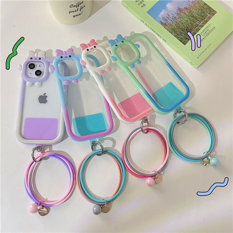 Lanyard Phone Pad Layered Hoop Strap with