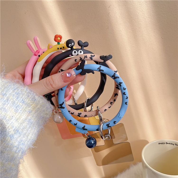 Pad Phone Lanyard Animal with Strap Hoop