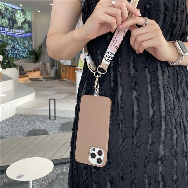 Pad with Lettering Lanyard Phone
