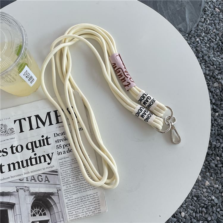 Pad with Lettering Lanyard Phone