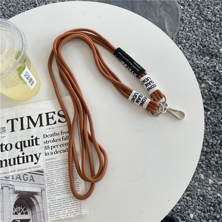 Pad with Lettering Lanyard Phone