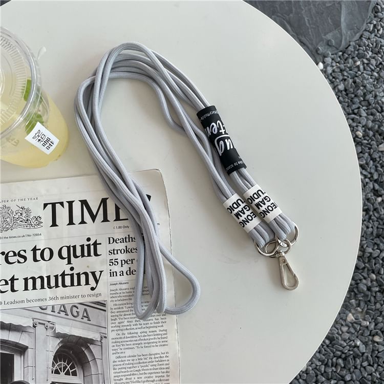 Pad with Lettering Lanyard Phone