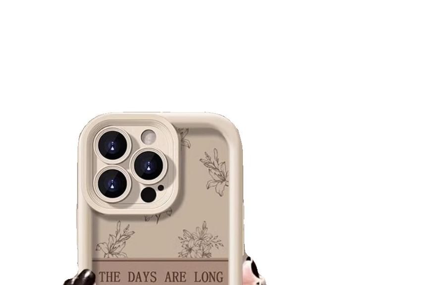 Floral Phone Lettering Case