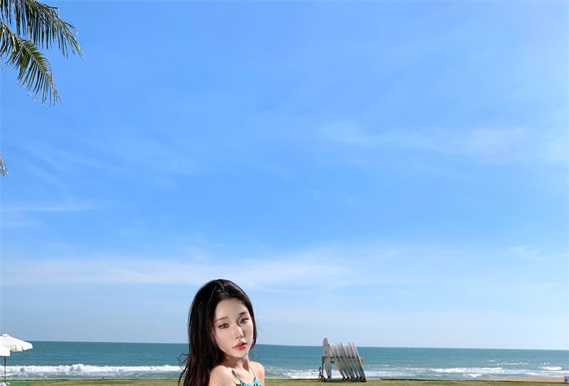 Sleeveless Plain Dress Maxi A0-Line