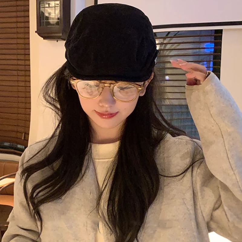 Flat Numerical Embroidered Cap