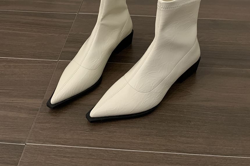 Chunky Boots Heel Short