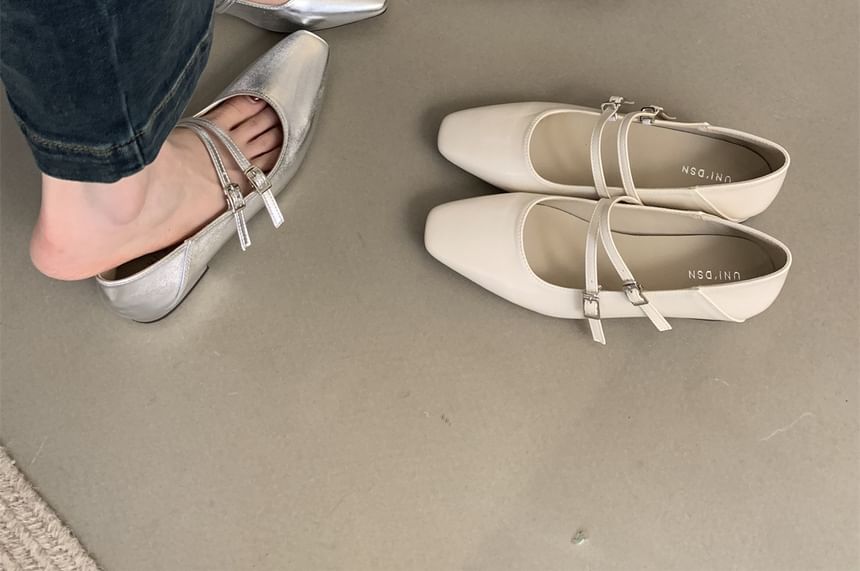 Jane Heel Mary Shoes Chunky