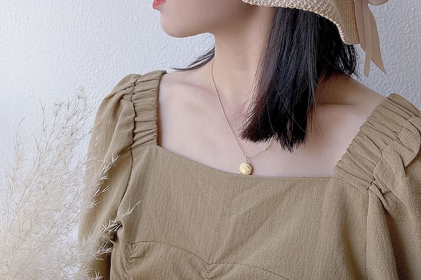 Hat Linen Cotton Ribbon Bucket
