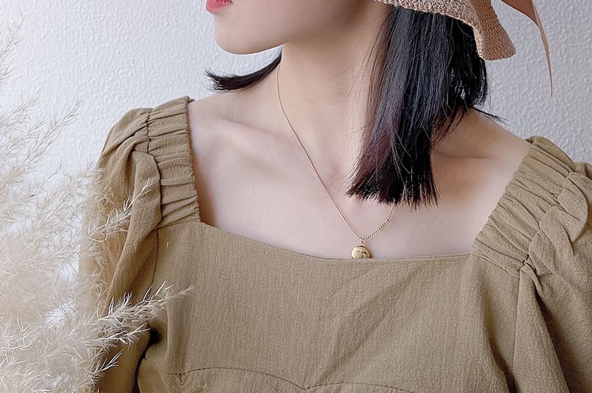 Hat Linen Cotton Ribbon Bucket