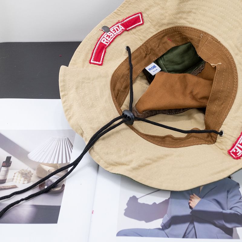 Hat Applique Block Color Boonie