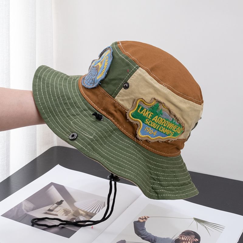 Hat Applique Block Color Boonie