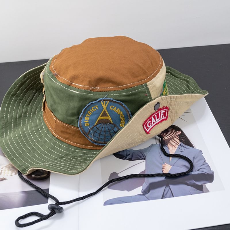 Hat Applique Block Color Boonie