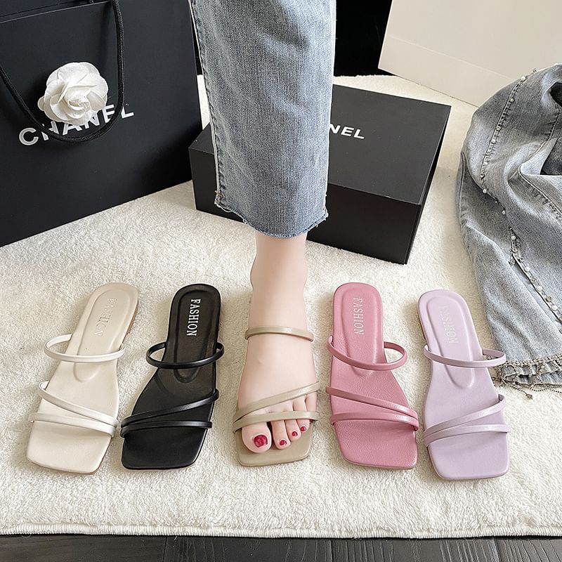 Slide Sandals Strappy