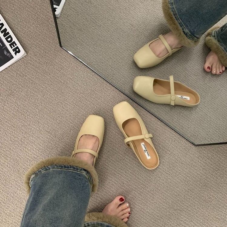 Square Mules Toe