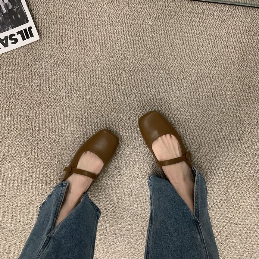 Square Mules Toe
