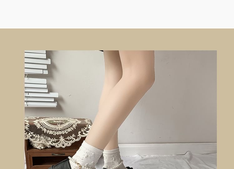 Heel Strap Loafers Ankle Bow Chunky Platform