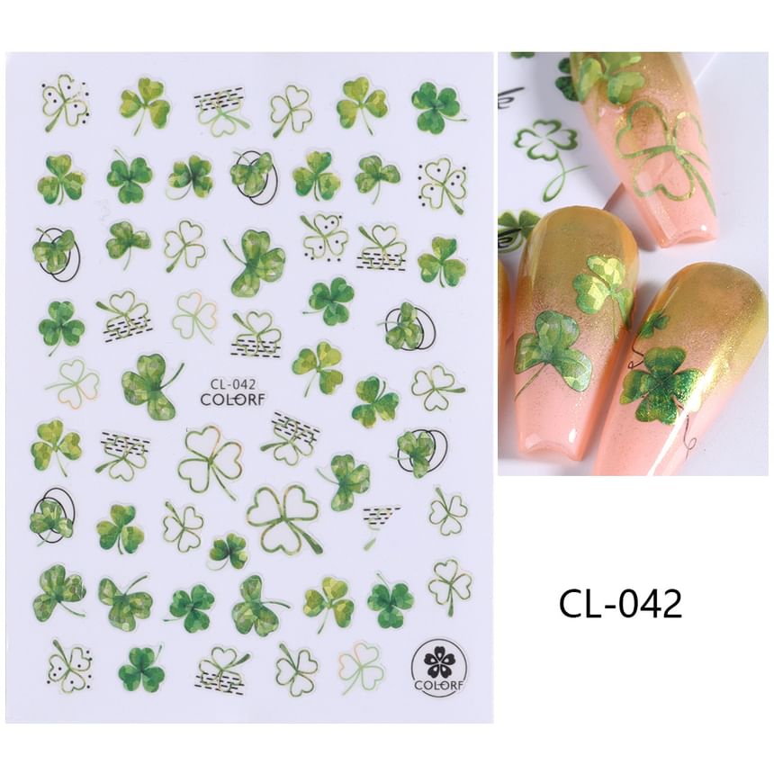 Leaf Nail Art Sticker