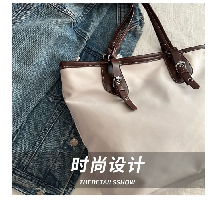 Canvas Two Tone Tote Bag