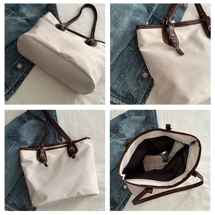 Canvas Two Tone Tote Bag