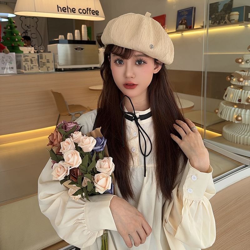 Plain Beret Cotton