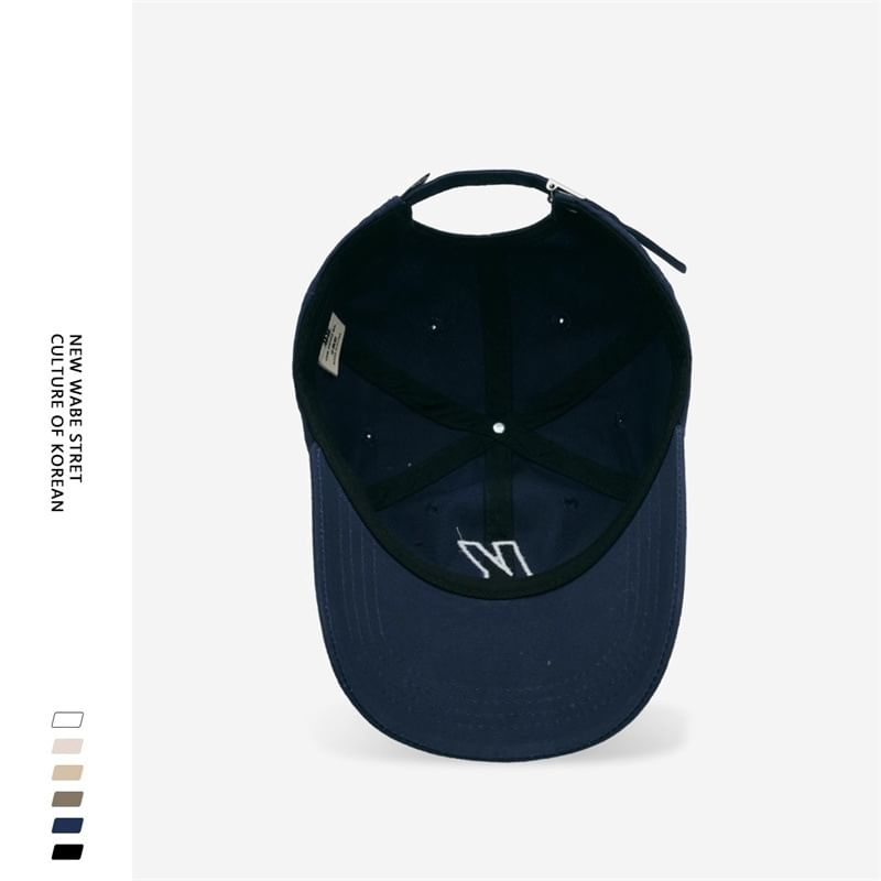 Letter Baseball Embroidered Cap