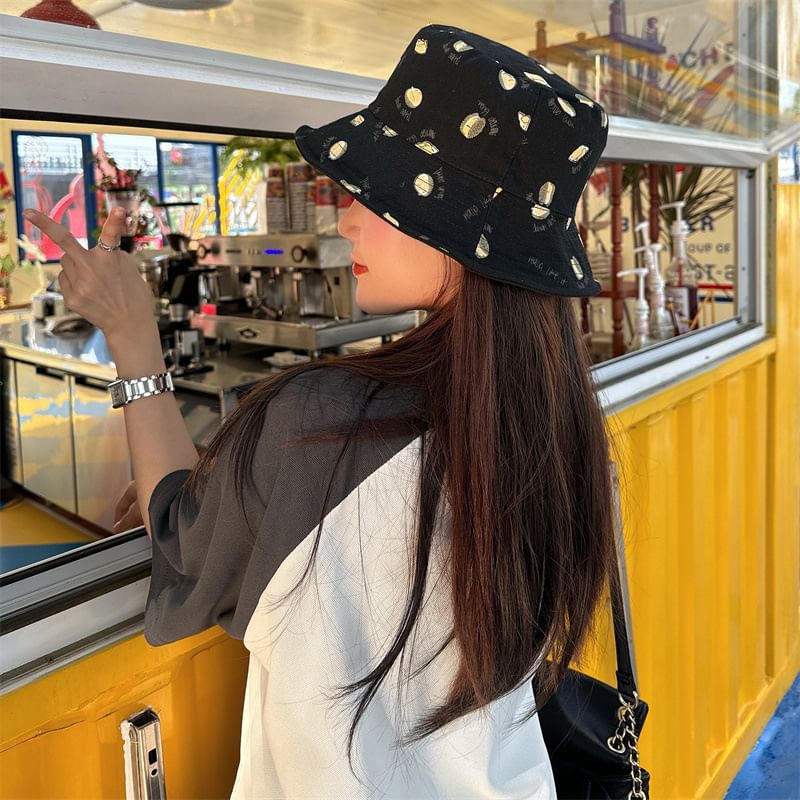 Bucket Durian Print Hat