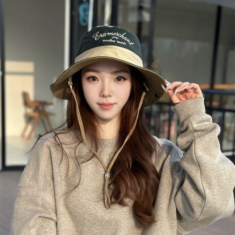 Hat Embroidered Boonie Letter