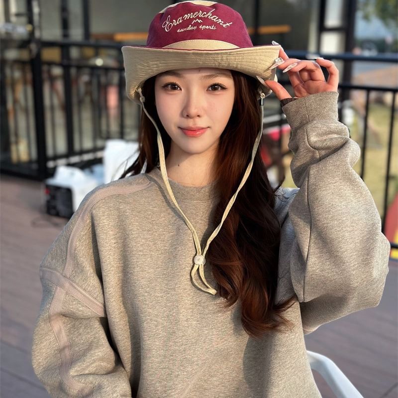 Hat Embroidered Boonie Letter