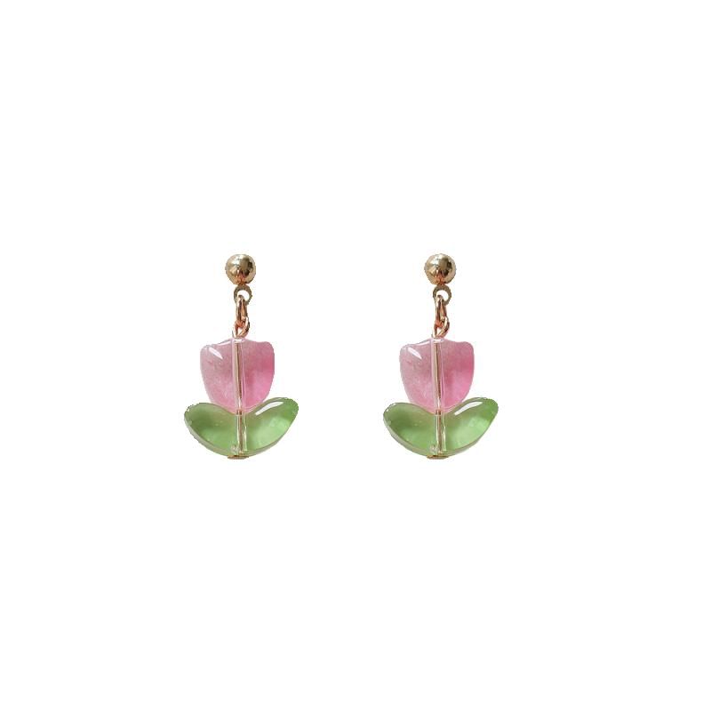 Tulip Earring Alloy Drop