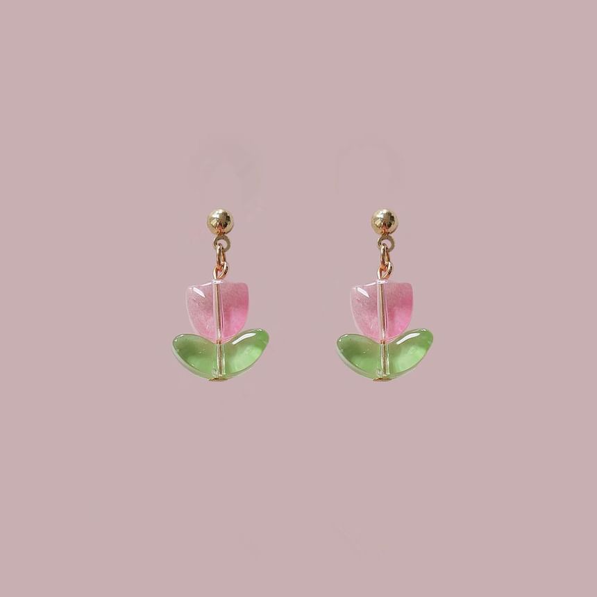 Tulip Earring Alloy Drop