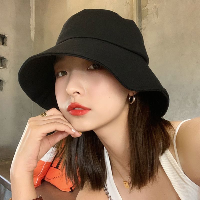 Hat Plain Bucket