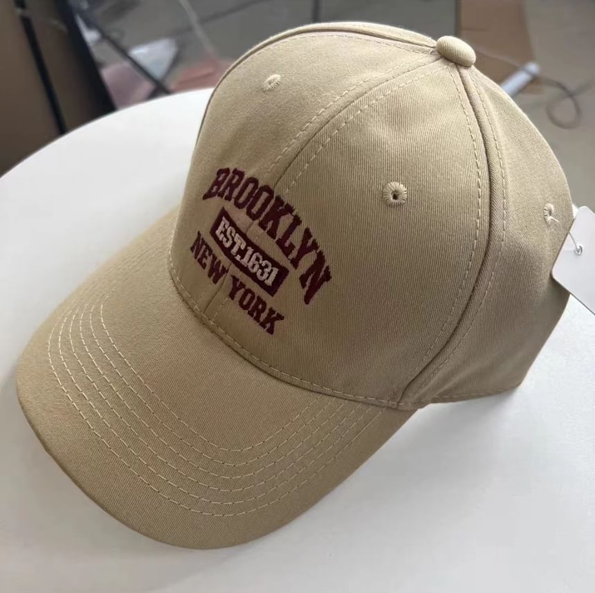 Cap Lettering Embroidered