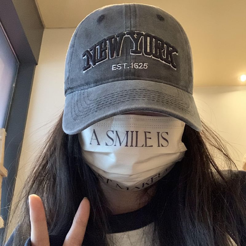 Embroidered Cap Lettering