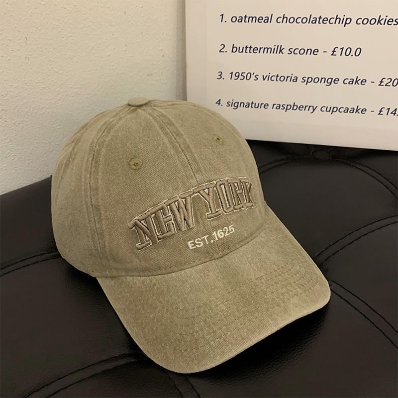 Embroidered Cap Lettering
