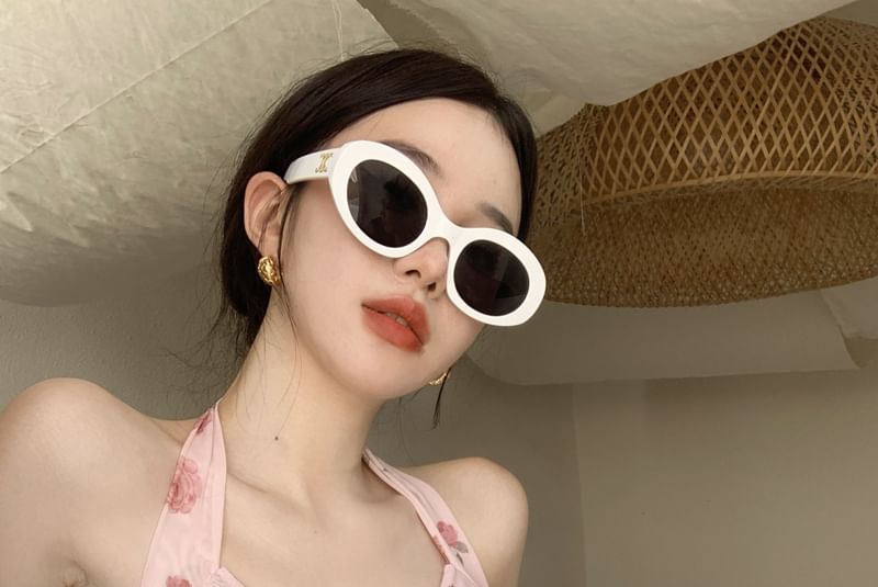 / Floral Print Crop Plain Top Neck Halter Cardigan