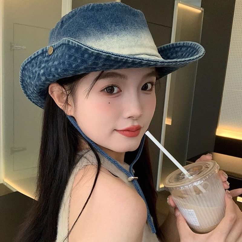 Denim Hat Cowboy